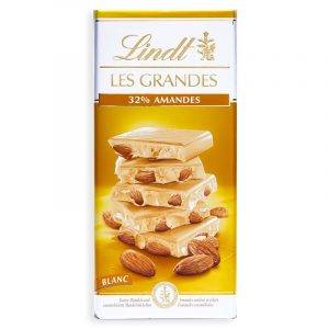 Tavoletta Les Grandes Bianco Mandorle 150g - Lindt