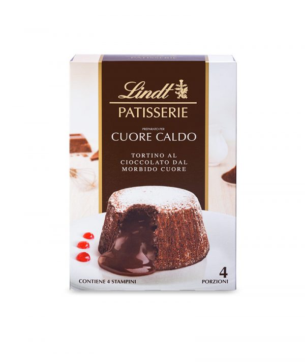 cuore caldo preparato lindt tornino al cioccolato dal cuore morbido