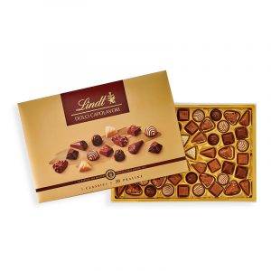 scatola dolci capolavori i classici praline 306g lindt dolci confezioni praline al latte praline cioccolato fondente praline bianco nocciole