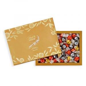 Scatola Lindor Assortita 312g - Lindt - pralline cioccolato al latte, praline al cioccolato fondente, praline latte nocciole