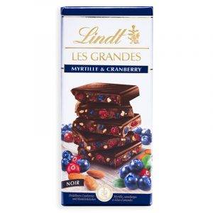 Tavoletta Les Grandes Fondente Mirtilli 150g - Lindt