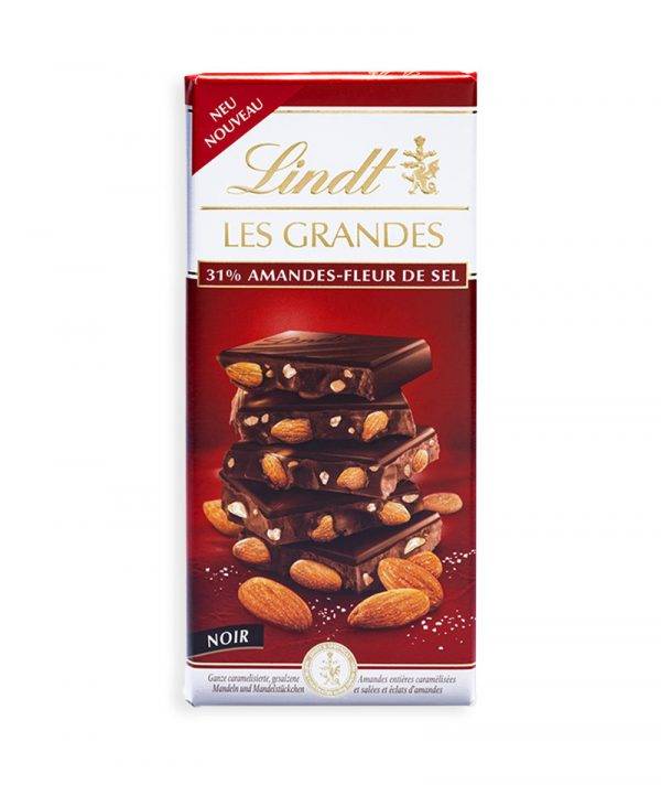 Tavoletta Les Grandes Mandorle Salate 150g - Lindt