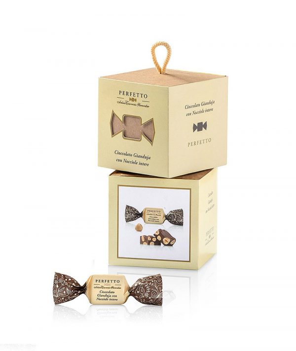 Cioccolato Gianduja con Nocciole intere Confezione 100g / 6pz