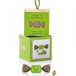 Pefetto Cioccolato Bianco con Pistacchi Confezione 100g / 6pz - Antica Torroneria Piemontese