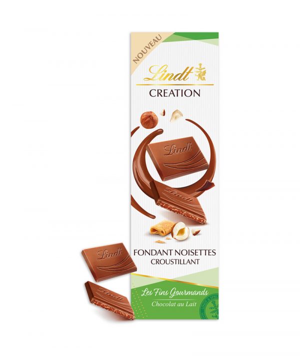 Tavoletta Creation Fins Gourmands Barretta Di Nocciole Al Latte 85g - Lindt