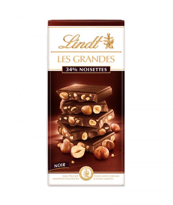 Tavoletta Les Grandes Nocciole Fondente 150g - Lindt