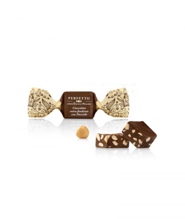 Praline Pefetto Cioccolato Extra Fondente con Nocciole Sfuso - Antica Torroneria Piemontese