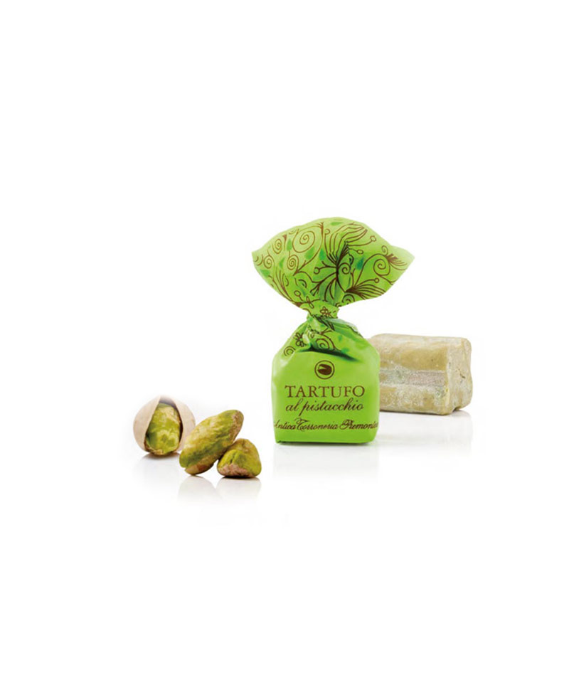 tartufi dolci pistacchio antica torroneria piemontese dolci confezioni